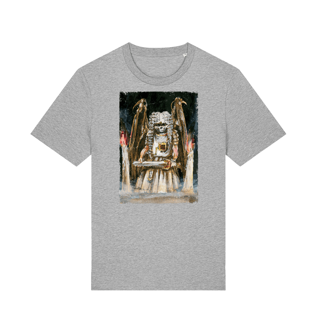 Heather Grey Printed T-shirt Front